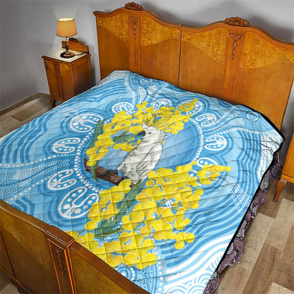 World Diabetes Day Australia Quilt Yellow-crested Cockatoo Golden Wattle Aboriginal
