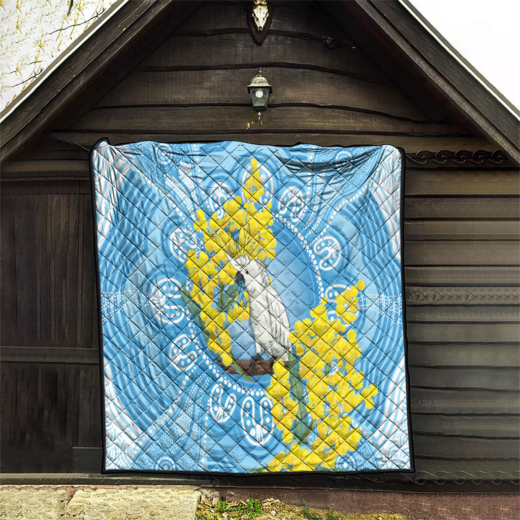 World Diabetes Day Australia Quilt Yellow-crested Cockatoo Golden Wattle Aboriginal