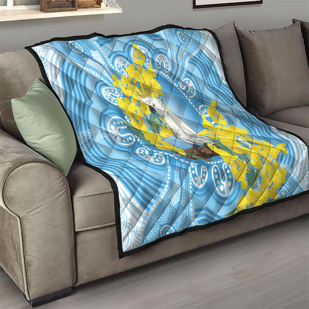 World Diabetes Day Australia Quilt Yellow-crested Cockatoo Golden Wattle Aboriginal