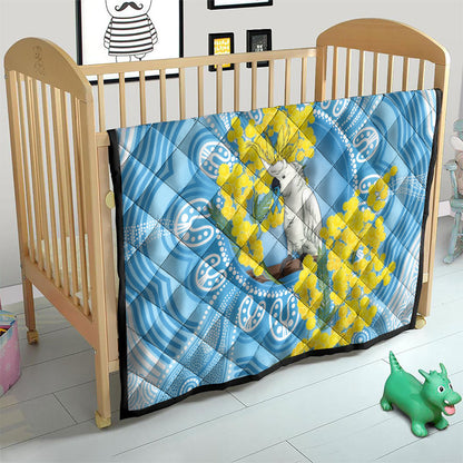 World Diabetes Day Australia Quilt Yellow-crested Cockatoo Golden Wattle Aboriginal