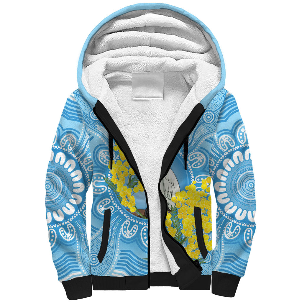 World Diabetes Day Australia Sherpa Hoodie Yellow-crested Cockatoo Golden Wattle Aboriginal