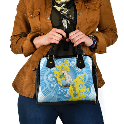 World Diabetes Day Australia Shoulder Handbag Yellow-crested Cockatoo Golden Wattle Aboriginal