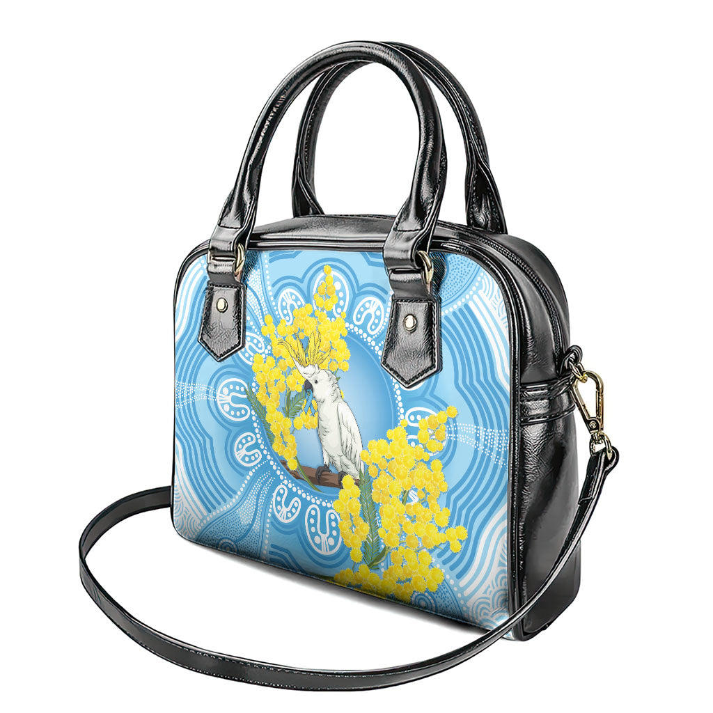 World Diabetes Day Australia Shoulder Handbag Yellow-crested Cockatoo Golden Wattle Aboriginal