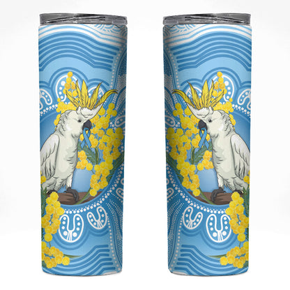 World Diabetes Day Australia Skinny Tumbler Yellow-crested Cockatoo Golden Wattle Aboriginal