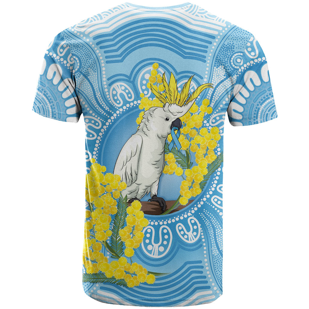 World Diabetes Day Australia T Shirt Yellow-crested Cockatoo Golden Wattle Aboriginal