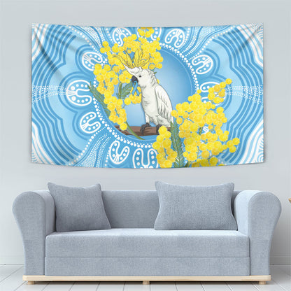 World Diabetes Day Australia Tapestry Yellow-crested Cockatoo Golden Wattle Aboriginal