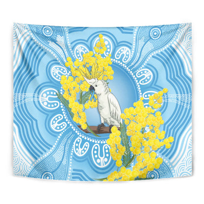 World Diabetes Day Australia Tapestry Yellow-crested Cockatoo Golden Wattle Aboriginal