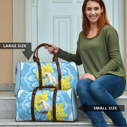 World Diabetes Day Australia Travel Bag Yellow-crested Cockatoo Golden Wattle Aboriginal