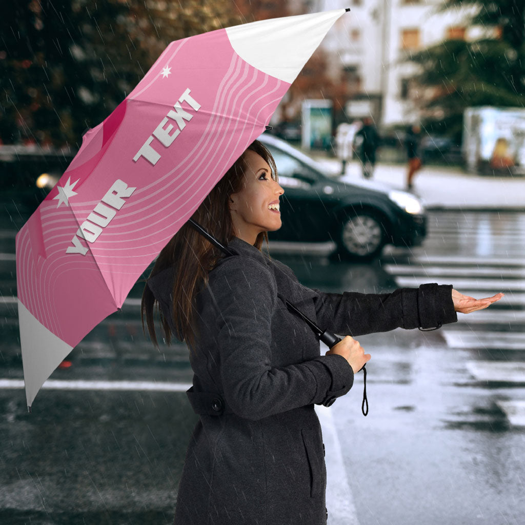 Custom Bowls Australia Breast Cancer Umbrella Pink Ribbon Aussie Map With Kangaroo Emu