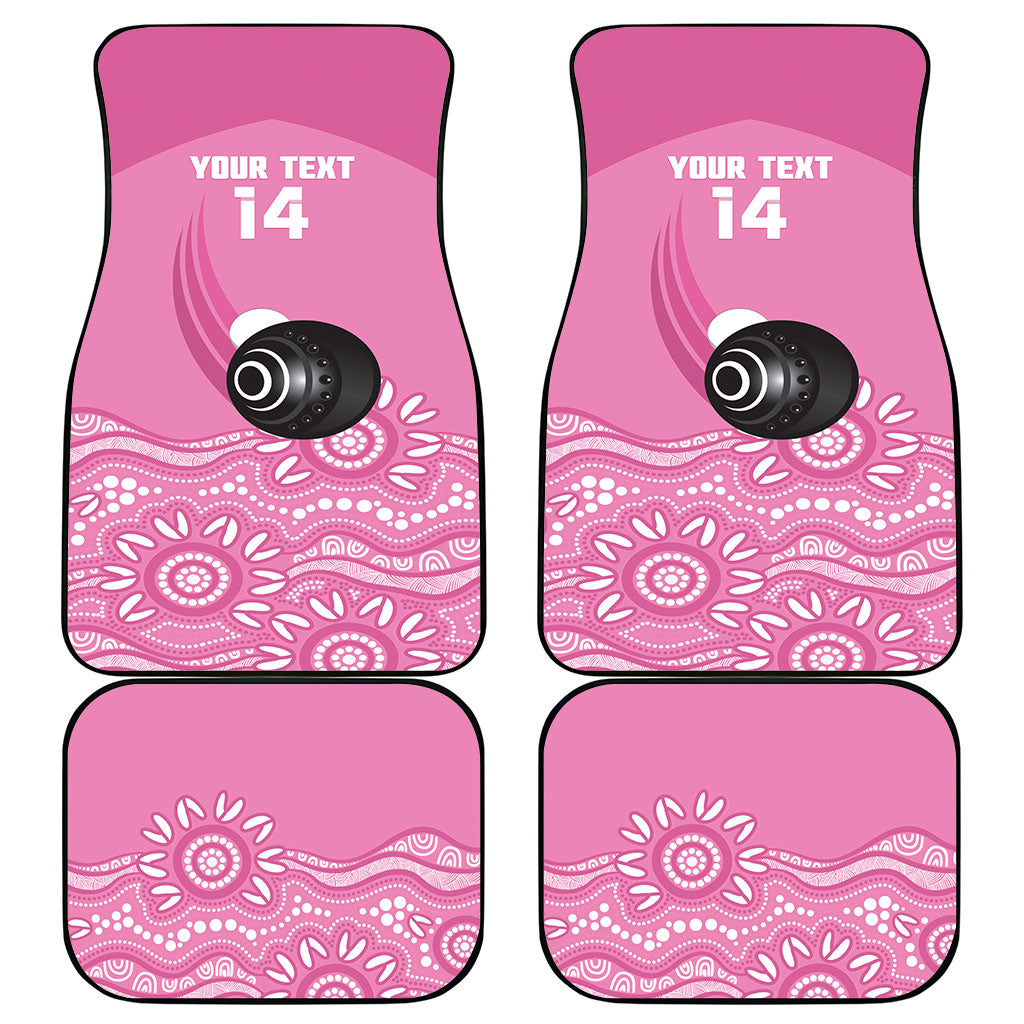 Custom Bowls Australia Breast Cancer Car Mats Pink Ribbon Kangaroo Aboriginal Art