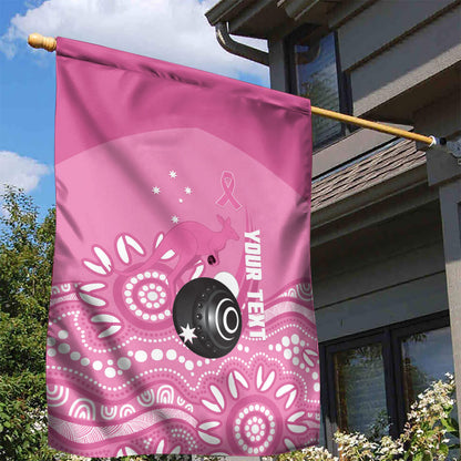 Custom Bowls Australia Breast Cancer Garden Flag Pink Ribbon Kangaroo Aboriginal Art