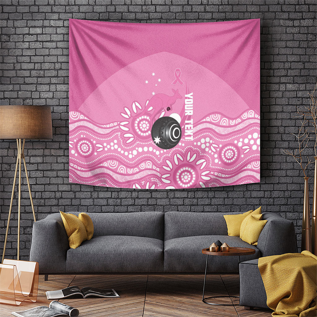 Custom Bowls Australia Breast Cancer Tapestry Pink Ribbon Kangaroo Aboriginal Art