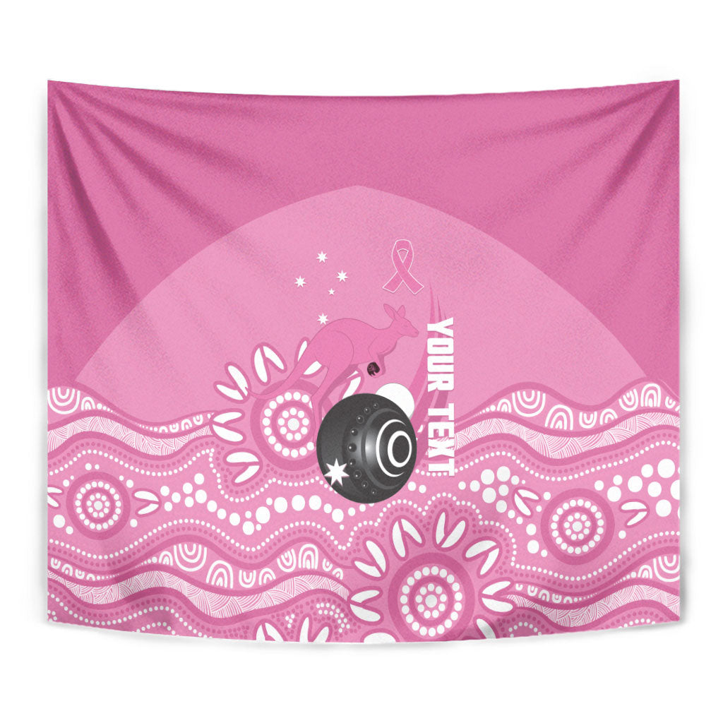 Custom Bowls Australia Breast Cancer Tapestry Pink Ribbon Kangaroo Aboriginal Art