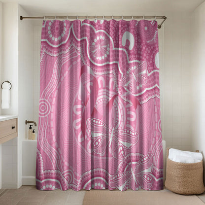 Australia Indigenous Bathroom Set Pink Ribbon Breast Cancer Butterfly Aboriginal