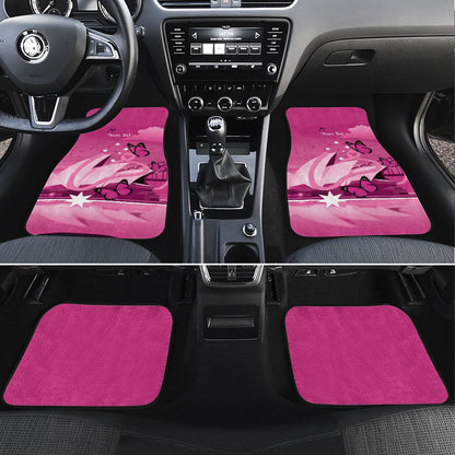 Personalised Australia Breast Cancer Support Car Mats Sydney Opera House Butterfly Pink Ribbon