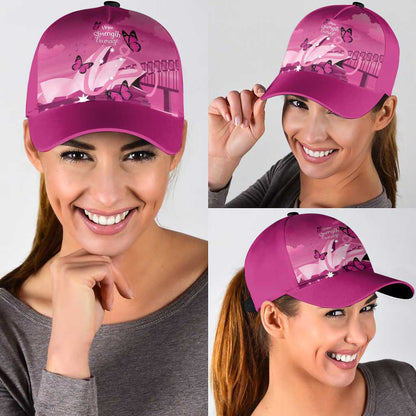 Australia Breast Cancer Support Classic Cap Sydney Opera House Butterfly Pink Ribbon