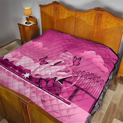 Australia Breast Cancer Support Quilt Sydney Opera House Butterfly Pink Ribbon