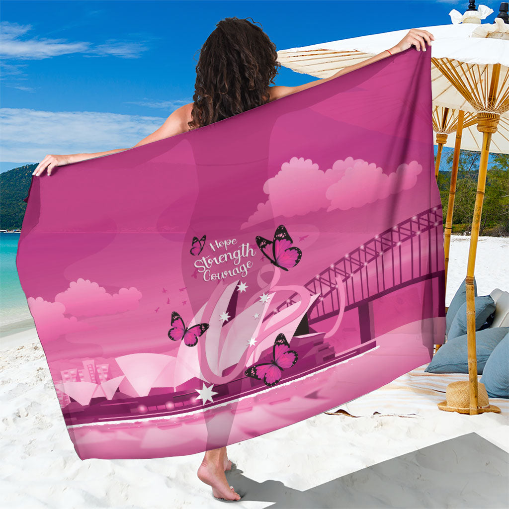 Australia Breast Cancer Support Sarong Sydney Opera House Butterfly Pink Ribbon