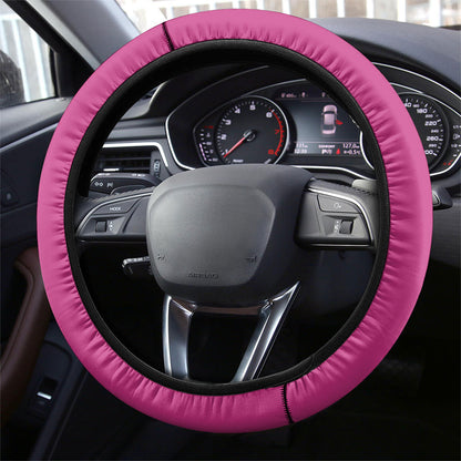 Australia Breast Cancer Support Steering Wheel Cover Sydney Opera House Butterfly Pink Ribbon