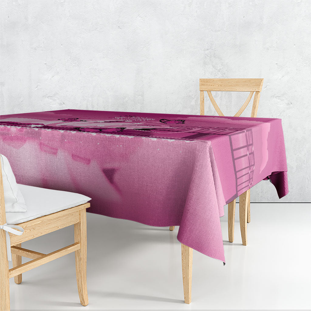 Australia Breast Cancer Support Tablecloth Sydney Opera House Butterfly Pink Ribbon