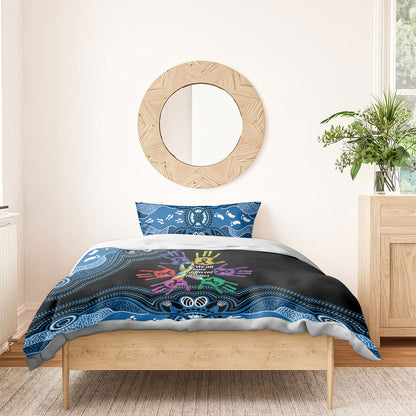 Autism Support Australia Indigenous Bedding Set We All Have Different Abilities