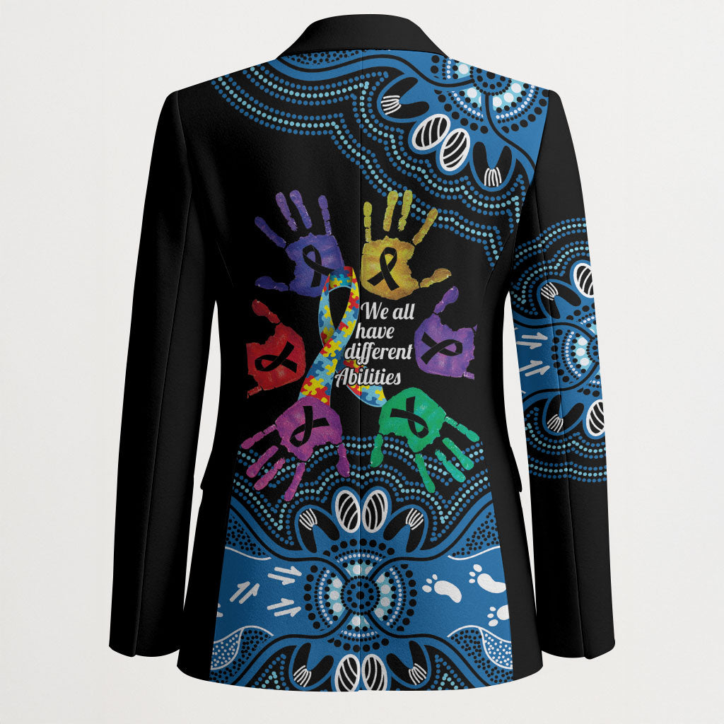 Autism Support Australia Indigenous Blazer We All Have Different Abilities