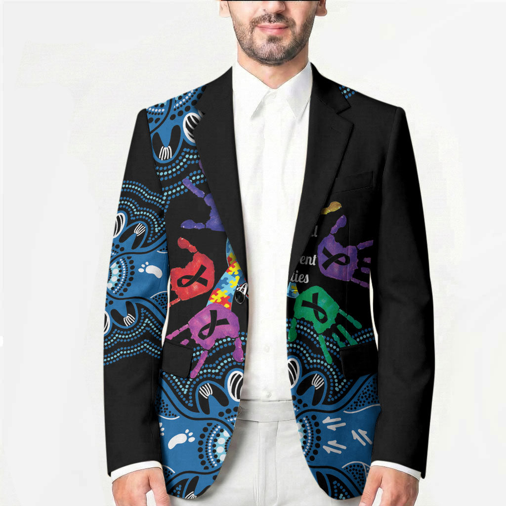 Autism Support Australia Indigenous Blazer We All Have Different Abilities
