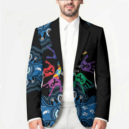 Autism Support Australia Indigenous Blazer We All Have Different Abilities