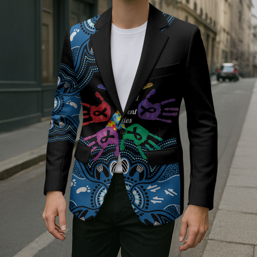 Autism Support Australia Indigenous Blazer We All Have Different Abilities