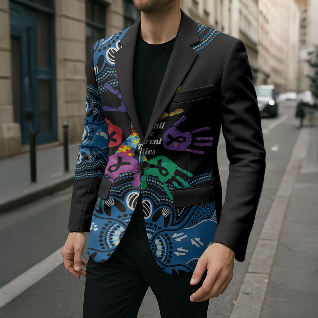 Autism Support Australia Indigenous Blazer We All Have Different Abilities