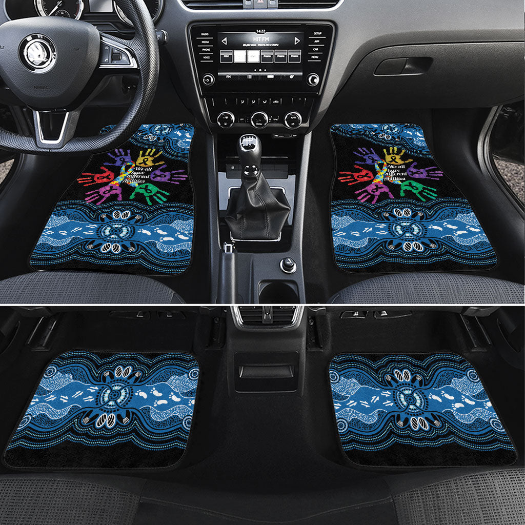 Autism Support Australia Indigenous Car Mats We All Have Different Abilities