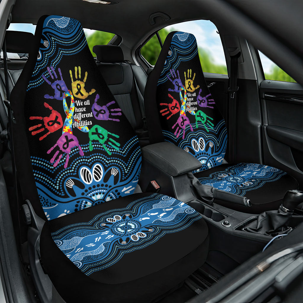 Autism Support Australia Indigenous Car Seat Cover We All Have Different Abilities