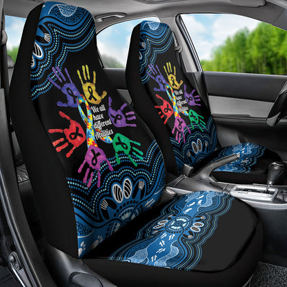 Autism Support Australia Indigenous Car Seat Cover We All Have Different Abilities
