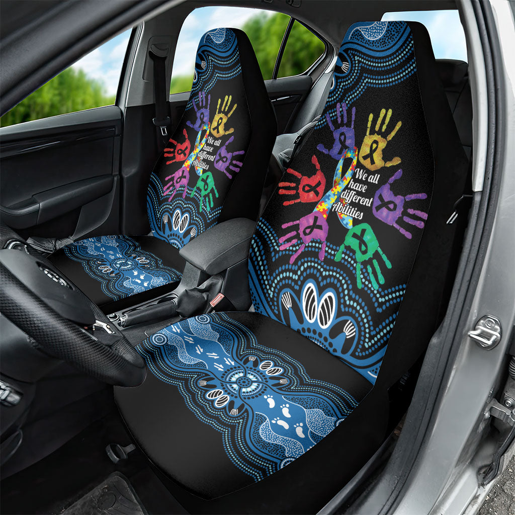 Autism Support Australia Indigenous Car Seat Cover We All Have Different Abilities