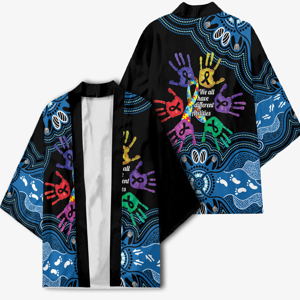 Autism Support Australia Indigenous Kimono We All Have Different Abilities
