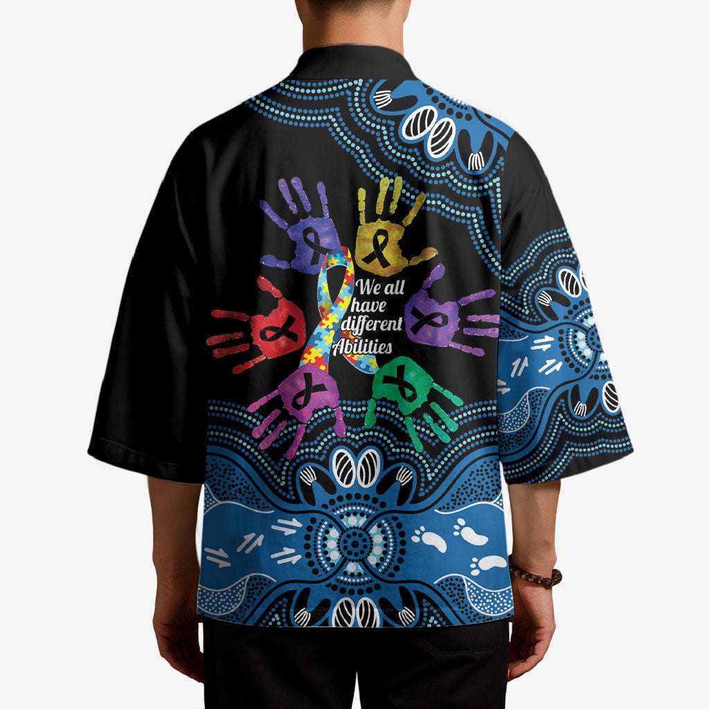 Autism Support Australia Indigenous Kimono We All Have Different Abilities
