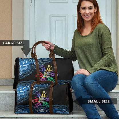 Autism Support Australia Indigenous Travel Bag We All Have Different Abilities