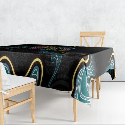 Australia Autism Support Aboriginal Lizard Tablecloth
