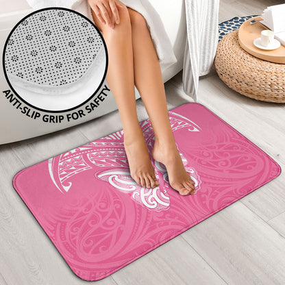 New Zealand Breast Cancer Support Bathroom Set Maori Butterfly Pink Ribbon