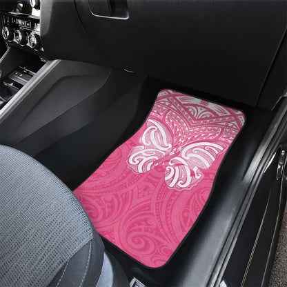 New Zealand Breast Cancer Support Car Mats Maori Butterfly Pink Ribbon
