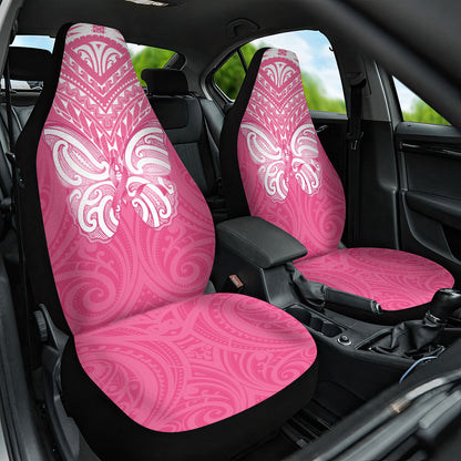 New Zealand Breast Cancer Support Car Seat Cover Maori Butterfly Pink Ribbon