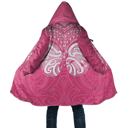 New Zealand Breast Cancer Support Cloak Maori Butterfly Pink Ribbon