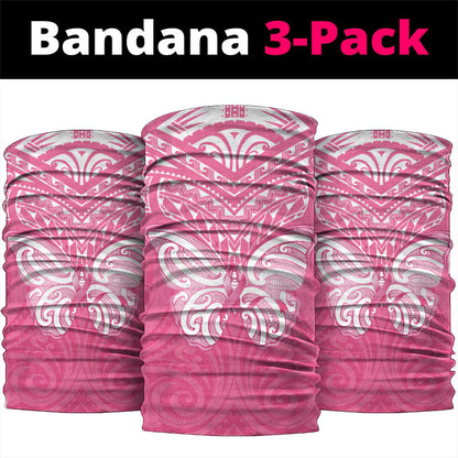 New Zealand Breast Cancer Support Neck Gaiter Maori Butterfly Pink Ribbon