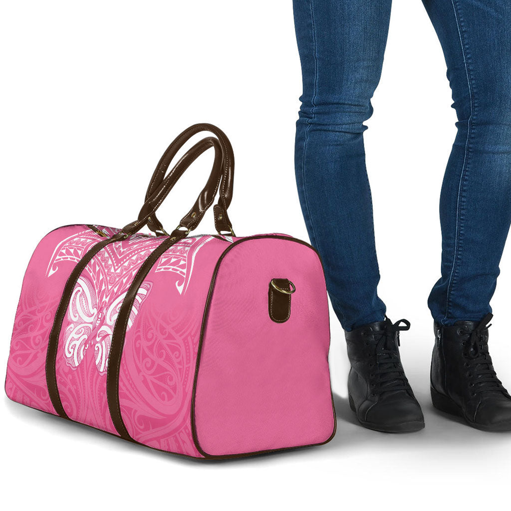New Zealand Breast Cancer Support Travel Bag Maori Butterfly Pink Ribbon