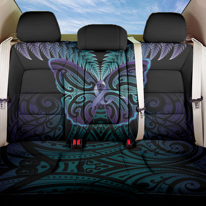 Suicide Prevention New Zealand Back Car Seat Cover Aotearoa Maori Butterfly Mix Silver Fern