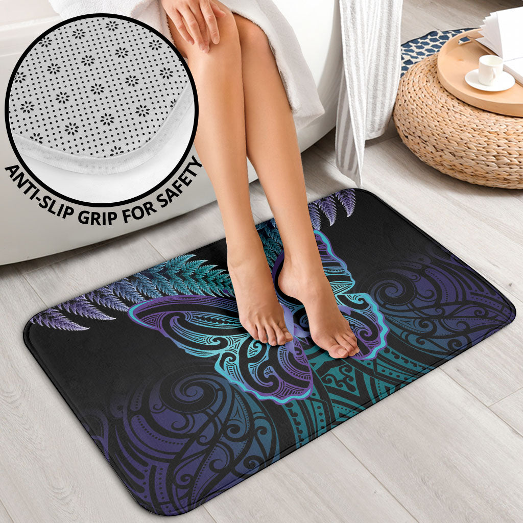 Suicide Prevention New Zealand Bathroom Set Aotearoa Maori Butterfly Mix Silver Fern