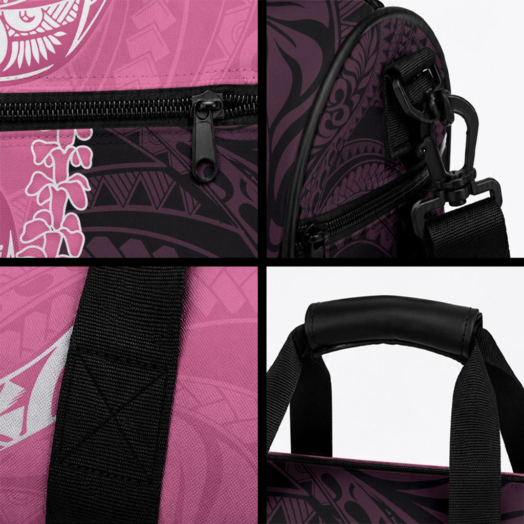 Polynesia Breast Cancer Support Duffle Bag Fight With Hope Pink Ribbon Boxing Gloves