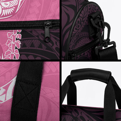 Polynesia Breast Cancer Support Duffle Bag Fight With Hope Pink Ribbon Boxing Gloves
