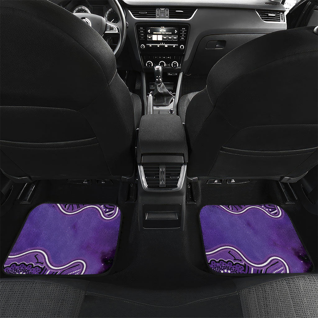 Australia Lupus Support Month Personalised Car Mats Butterfly Purple Ribbon Invisible Illness Indigenous Art