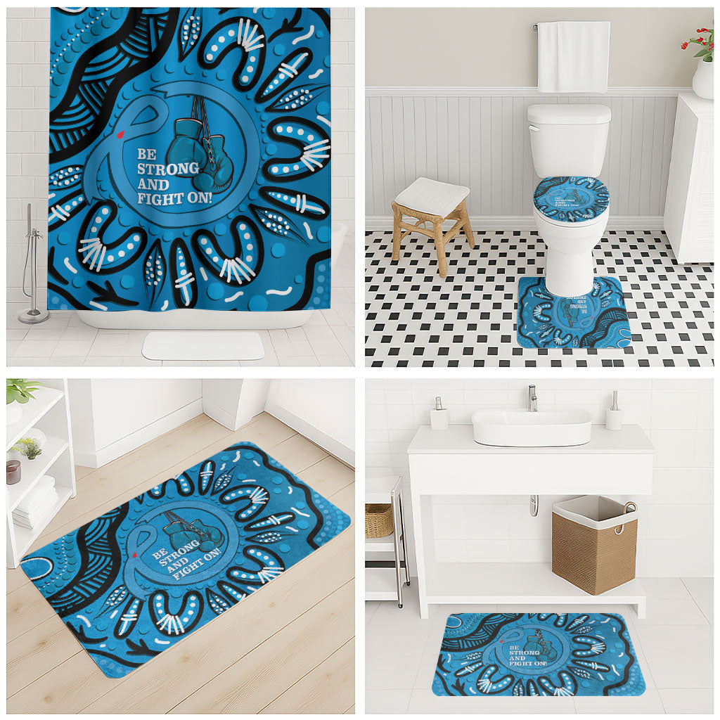 Australia Diabetes Support Bathroom Set Be Strong And Fight On Aboriginal Art